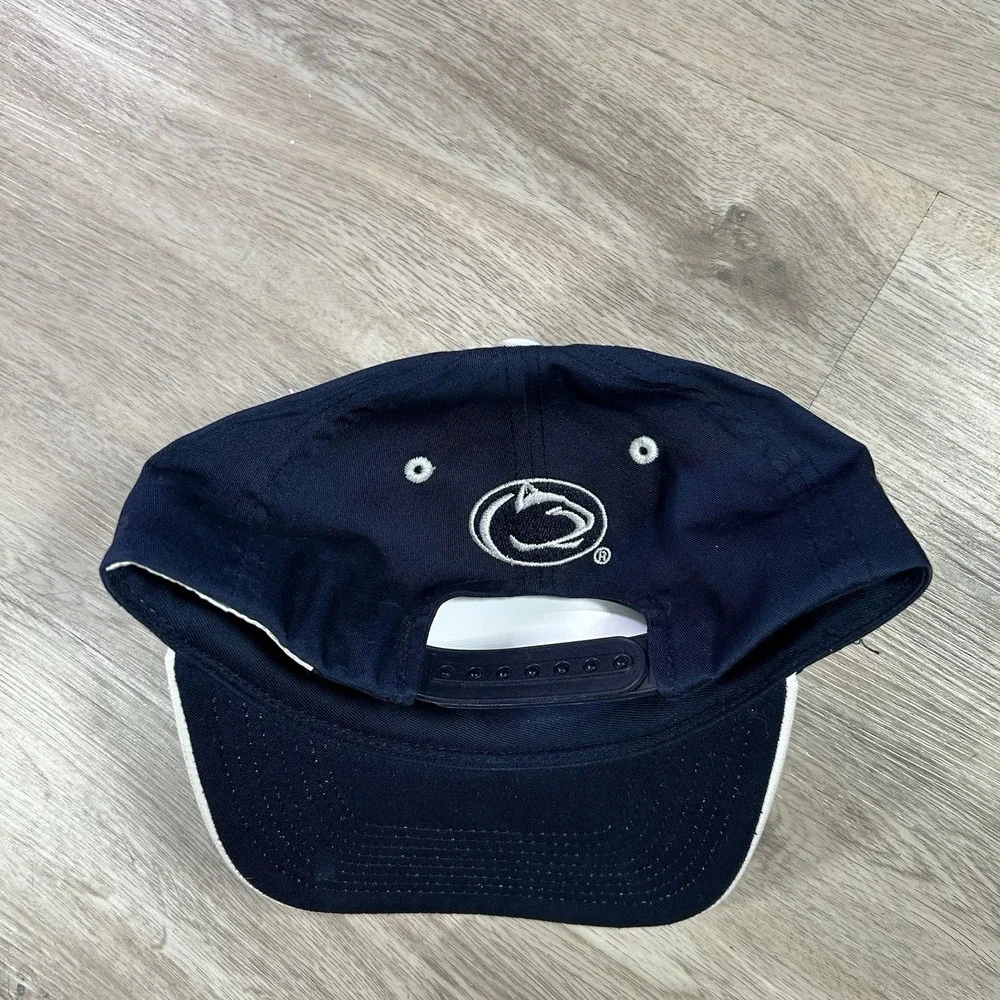 VTG Penn State Nittany Lions Snapback Hat College Signatures Blue Cap - Picture 6 of 8